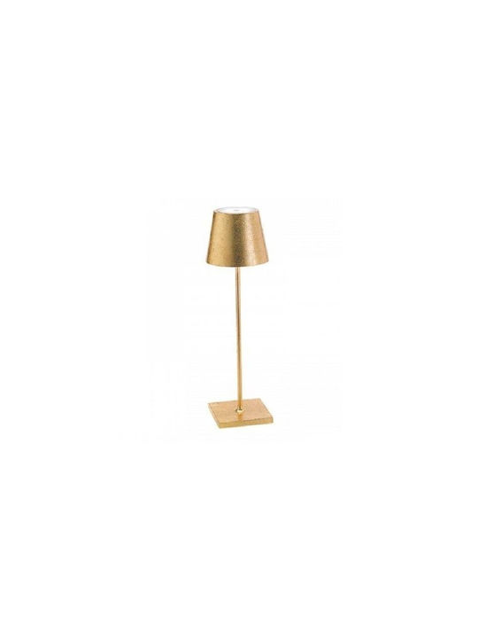 Zafferano Poldina Metal Lampă de masă LED cu Ab...