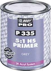 HB Body P335 5:1 HS Filling Primer Ακρυλικό Γεμιστικό Αστάρι Λευκό Suitable for Metal / Plastic - PVC 1lt