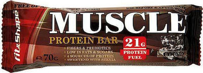 Fit & Shape Muscle Bar with 21gr Protein & Flavor Cookies & Cream 70gr