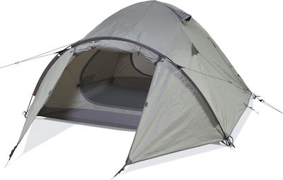 Seven Heaven Delta Traveller II De iarnă Cort Camping Igloo Gri cu Dublu Strat pentru 3 Persoane 210x210x130cm