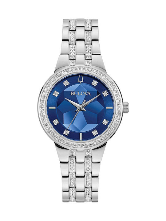 Bulova Phantom Дамски Часовник 33мм Кварцов със Сребристо Стоманено Гривна