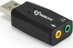 Sbox External USB 5.1 Sound Card (USBC-11)