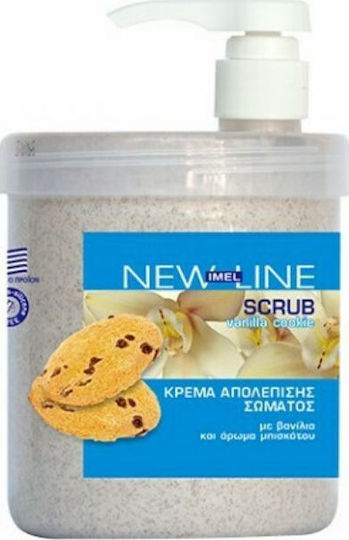 Imel New Line Scrub Body Vanilla - Cookie 500ml