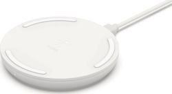 Belkin Drahtloses Ladegerät (Qi Pad) 10W Schnellaufladung 3.0 Weißs (Boost Charge)