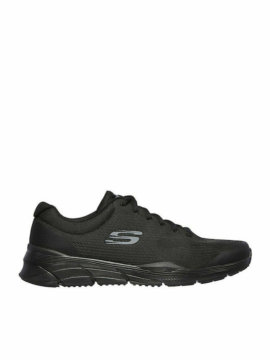 Skechers Relaxed Fit Equalizer 4.0 Generation Ανδρικά Αθλητικά Παπούτσια Running Μαύρα