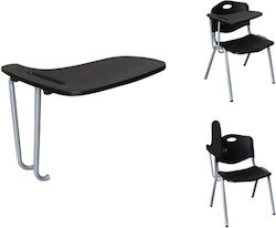 Woodwell Pupitru pentru Scaun pentru Vizitatori Plastic 43x1x30cm Negru Woodwell Pupitru pentru Scaun pentru Vizitatori Plastic 43x1x30cm Negru