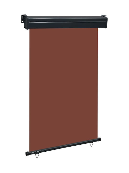 vidaXL Seitenrolloschatten Terrasse Coffee 1.2x...