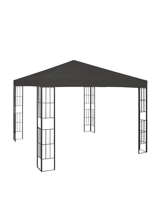 vidaXL Garden Freestanding Pavilion Ανθρακί 3x3cm 47984