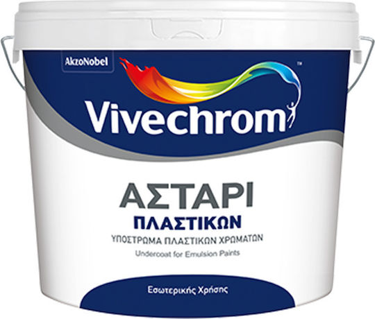 Vivechrom Plastic Primer Primer Indoor Plastic Paints Substrate Suitable for Masonry 0.75lt