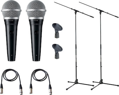 Shure Динамичен Микрофон XLR PGA48 Ръката Гласов