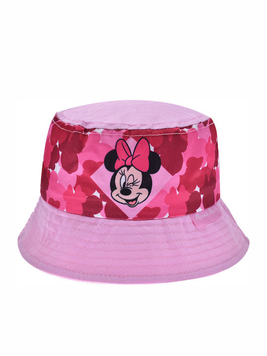 Stamion Παιδικό Καπέλο Bucket Υφασμάτινο Minnie Ροζ