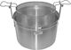 Fryer Aluminum Capacity 12.7lt with Diameter 30cm and Height 18cm.