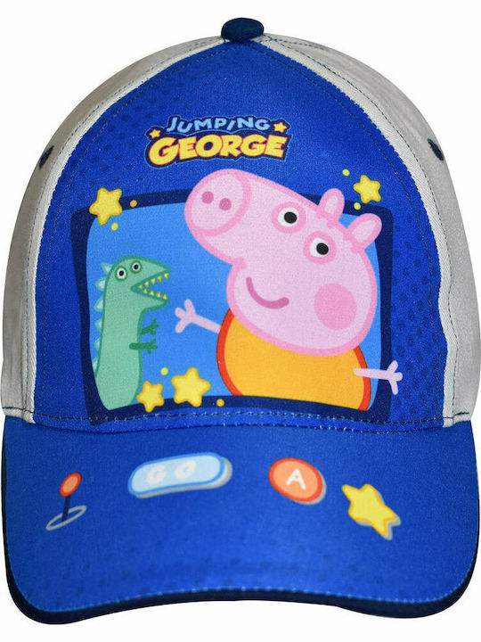 Stamion Kids' Hat Jockey Fabric Peppa Blue