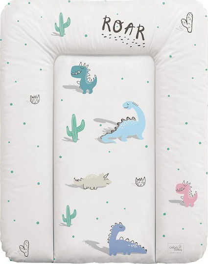 Ceba Baby Μαλακή Αλλαξιέρα Candy Andy Dino από Ύφασμα Λευκό 50x70cm