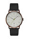 Ted Baker Watch Battery with Black Leather Strap TE15067003