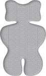 Greco Strom Αντιιδρωτικό Στρώμα Καροτσιού 3D Air Mesh 34x68εκ. Maze Grey