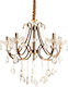 Keskor Chandelier Candlestick 5xE14 Gold 60cm 7933/5 GD