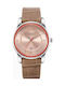 Gant Watch Battery with Brown Leather Strap GTAD00401399I