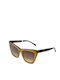 Rebecca Blu Women's Sunglasses with Brown Plastic Frame and Brown Gradient Lens RB8734 RK04