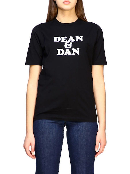 Dsquared2 Γυναικείο Αθλητικό T-shirt Μαύρο