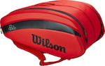 Wilson Federer DNA 12 Racket Tennis Bag Red