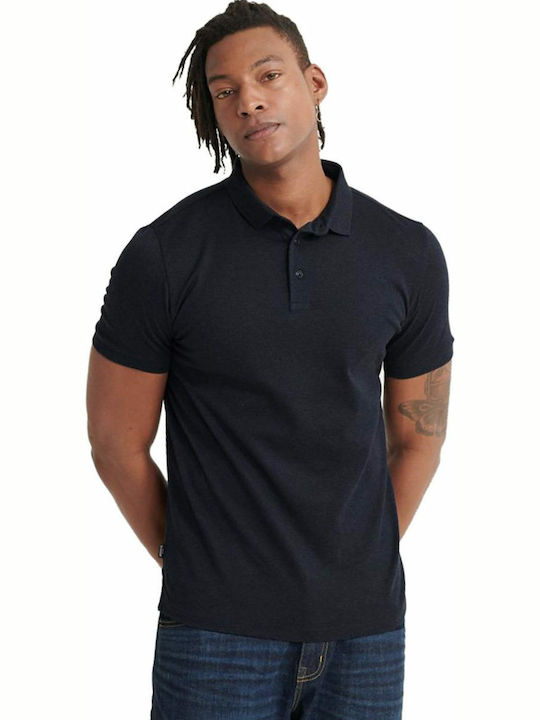 Superdry Edit Men's Short Sleeve Blouse Polo Dark Marl