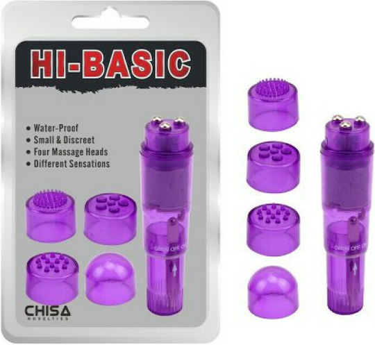 Chisa Novelties Masaj Hi-Basic Mini Vibrator Masaj 10.8cm Violet
