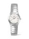 Longines Opposition Γυναικείο Ρολόι Μπαταρίας με Ασημί Μεταλλικό Μπρασελέ
