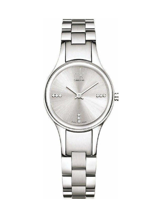 Calvin Klein Uhr mit Silber Metallarmband K4323120