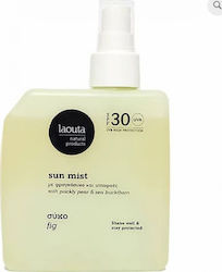 Laouta Natural Products Σύκο Crema protectie solara Mist pentru Corp SPF30 în Spray 200ml