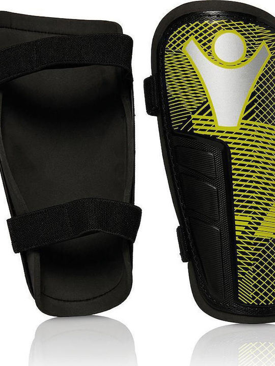 Macron Lister 5023071 Protecții tibie fotbal Adulți Galbene