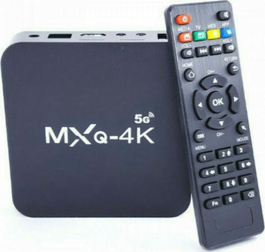 TV Box MXQ 4K 5G 4K UHD with WiFi USB 4GB RAM and 64GB Storage