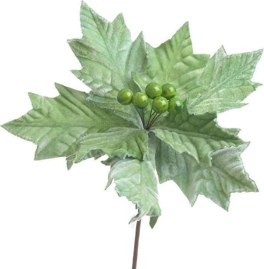 Inart Weihnachtsdekoration Stoff Blume Länge 16cm.
