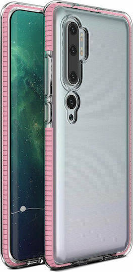 Hurtel Spring Case Back Cover Σιλικόνης 1mm Ροζ (Xiaomi Mi Note 10 / Mi Note 10 Pro)
