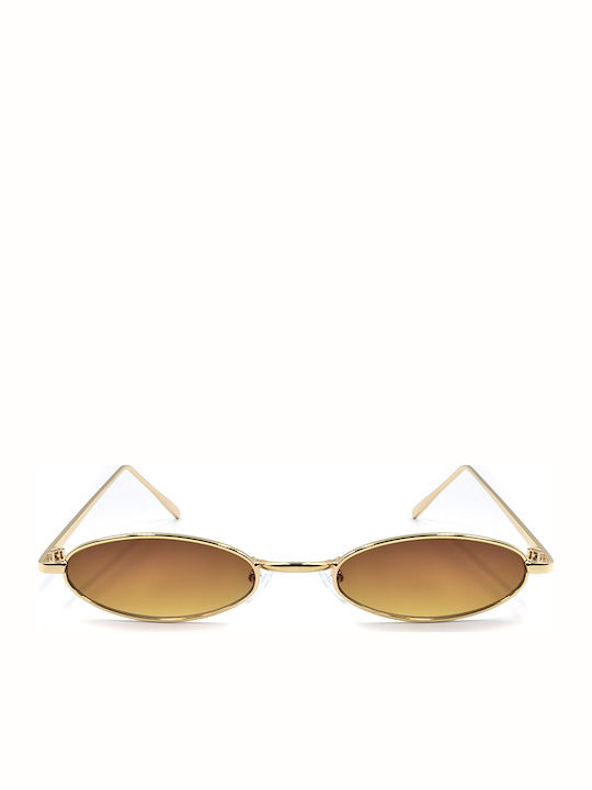 Awear Palermo Sonnenbrillen mit Gold Rahmen und Braun Linse