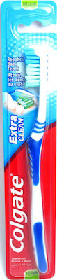 Colgate Extra Clean Manual Toothbrush Medium Blue 1pcs