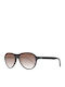 Web Sunglasses with Brown Plastic Frame WE0128 52G