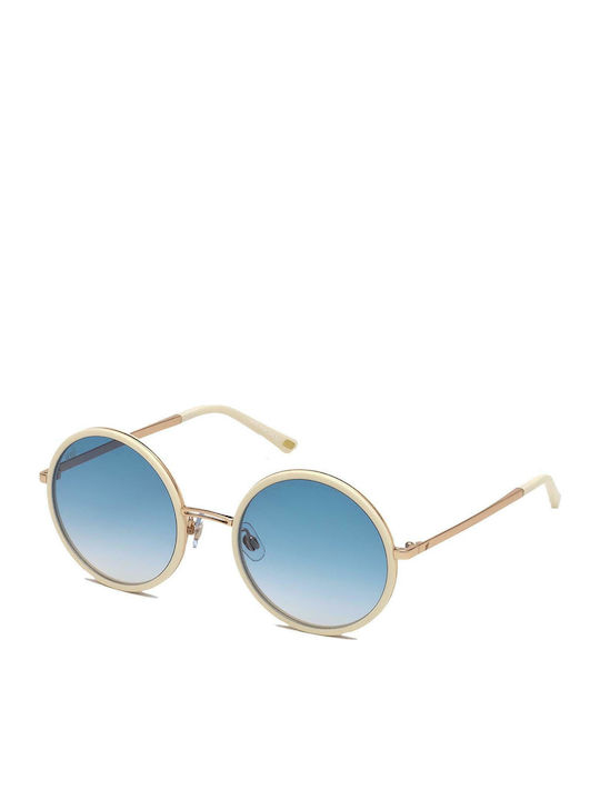 Web Women's Sunglasses with White Frame WE0200 21F