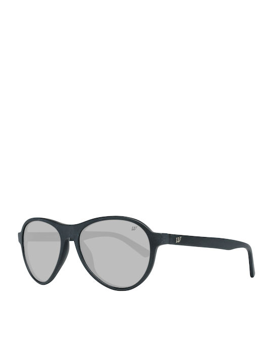 Web Sunglasses with Black Plastic Frame WE0128 02B