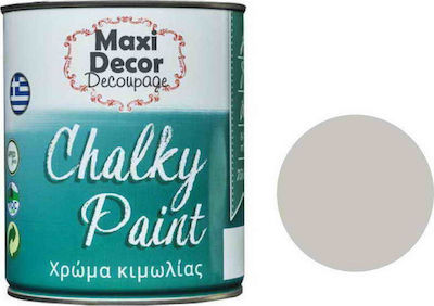 Maxi Decor Chalky Paint Χρώμα Κιμωλίας 523 Γκρι Ανοιχτό 750ml