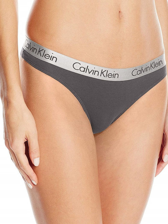 Calvin Klein Women's String Gray