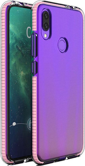 Hurtel Spring Back Cover Silicon 1mm Roz (Huawei P Smart 2019)