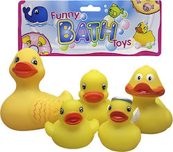 ToyMarkt Funny Παπάκια Μπάνιου για Νεογέννητα 5τμχ