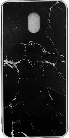 Marble Back Cover Silicon Negru (Redmi 8A)
