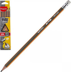 Maped Black Peps Bleistift 2H Orange