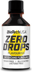 Biotech USA Zero Drops Drops with Aroma Cheesecake Gluten free 50ml