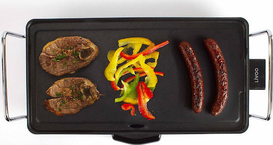 Livoo Teppanyaki Плоча за Печене с Регулируем Термостат 2000W 43x22.5см.