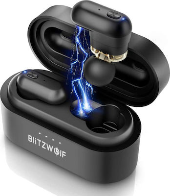 BlitzWolf BW-FYE7 In-ear Bluetooth Handsfree Căști cu husă de încărcare Negră