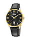 Lotus Watches Watch Battery with Black Leather Strap 18403/D