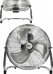 DictroLux Floor Fan 51cm Silver